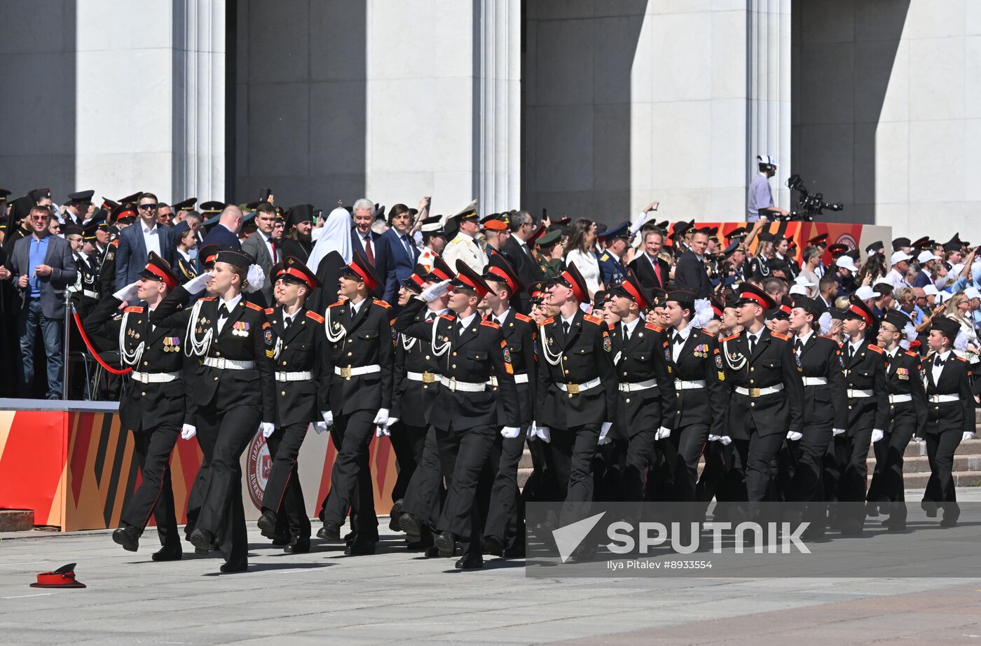 Russia Moscow Cadets Parade