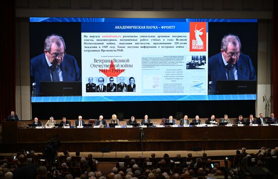 Russia Sciences Academy General Assembly