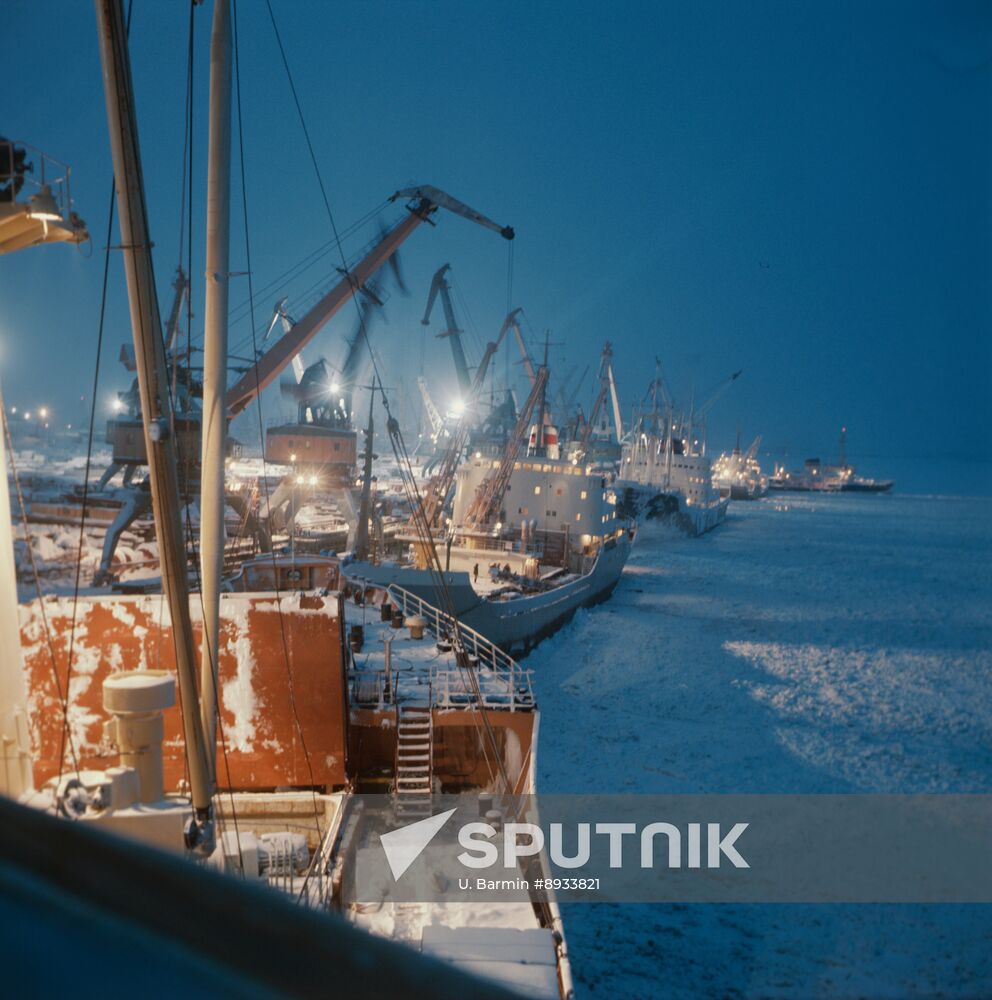 Arctic seaport of Dudinka