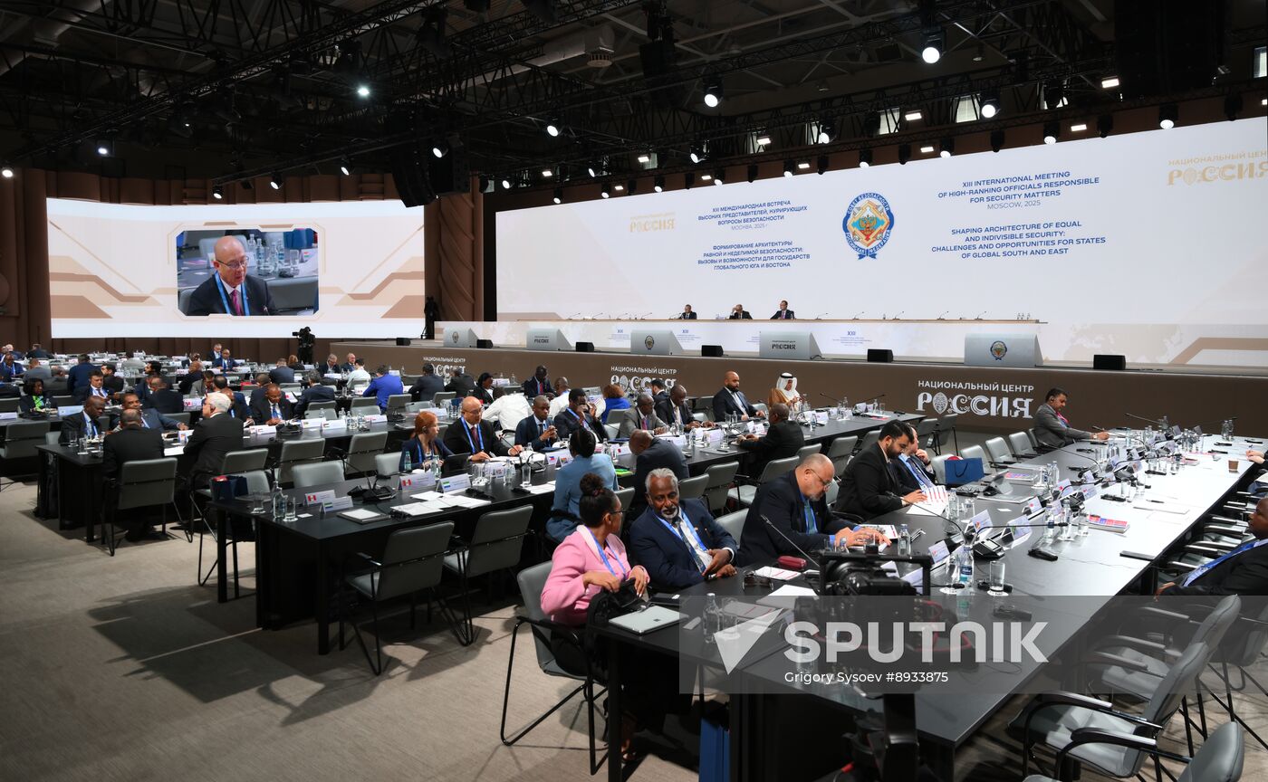 Russia International Security Meeting Plenary Session