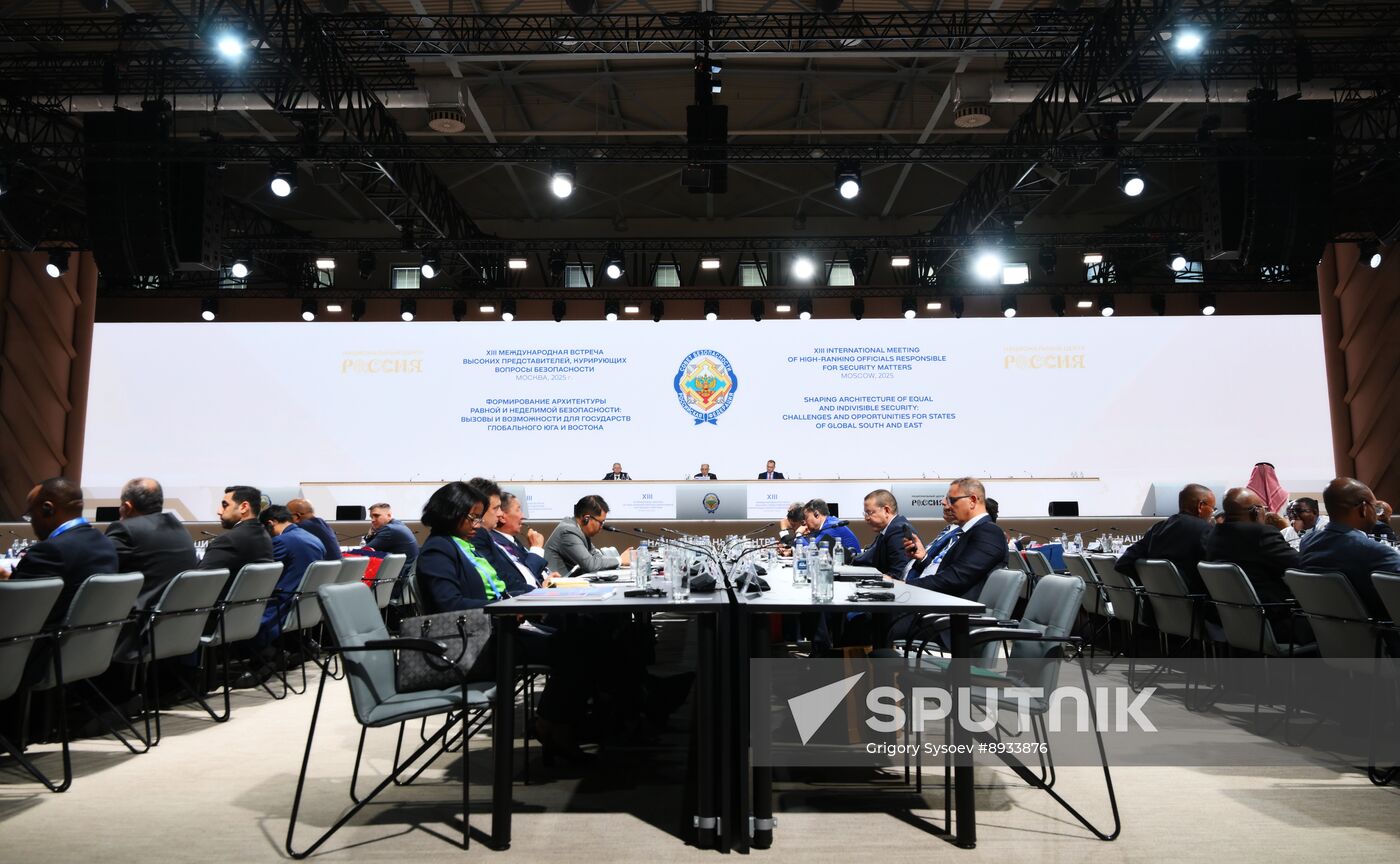 Russia International Security Meeting Plenary Session