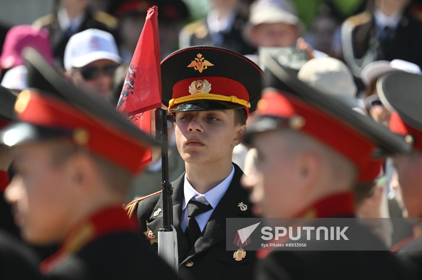 Russia Moscow Cadets Parade