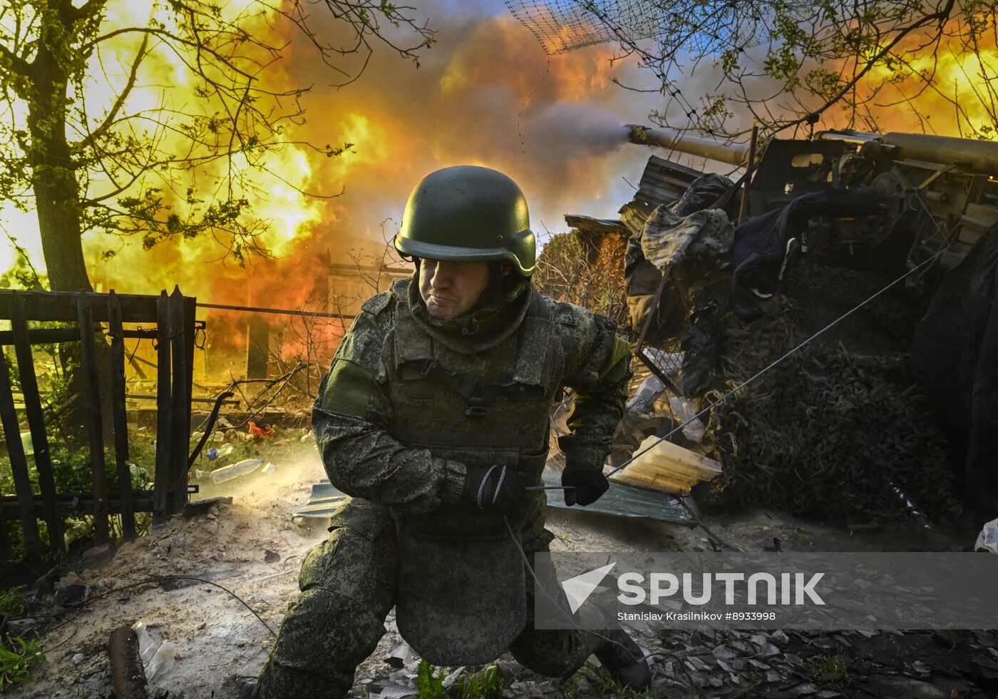 Russia Ukraine Military Operation Artillery Unit