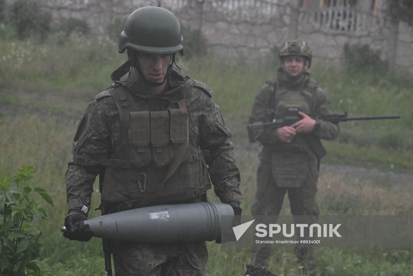 Russia Ukraine Military Operation Artillery Unit