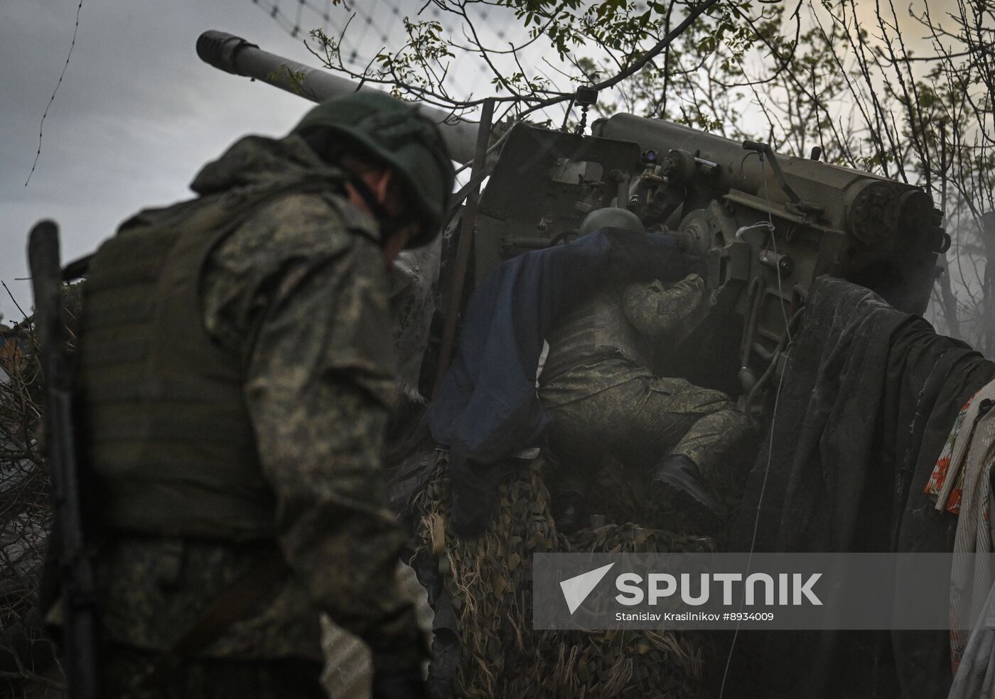 Russia Ukraine Military Operation Artillery Unit