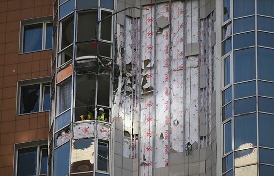 Russia Ukraine Drone Attack