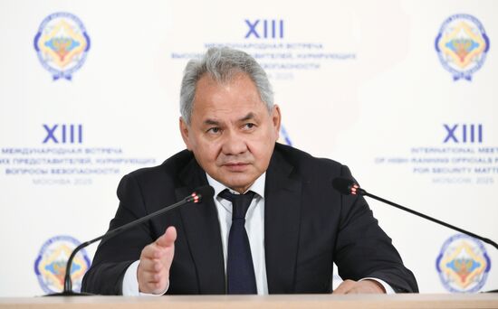 Russia International Security Meeting News Conference