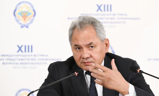 Russia International Security Meeting News Conference