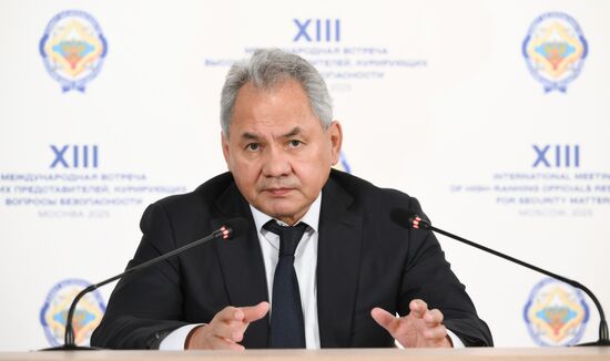 Russia International Security Meeting News Conference