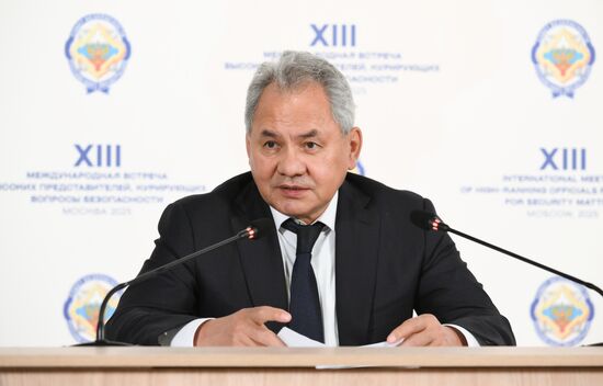 Russia International Security Meeting News Conference