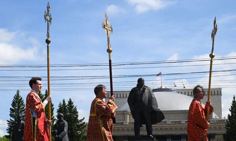 Russia Slavic Writing Day Procession