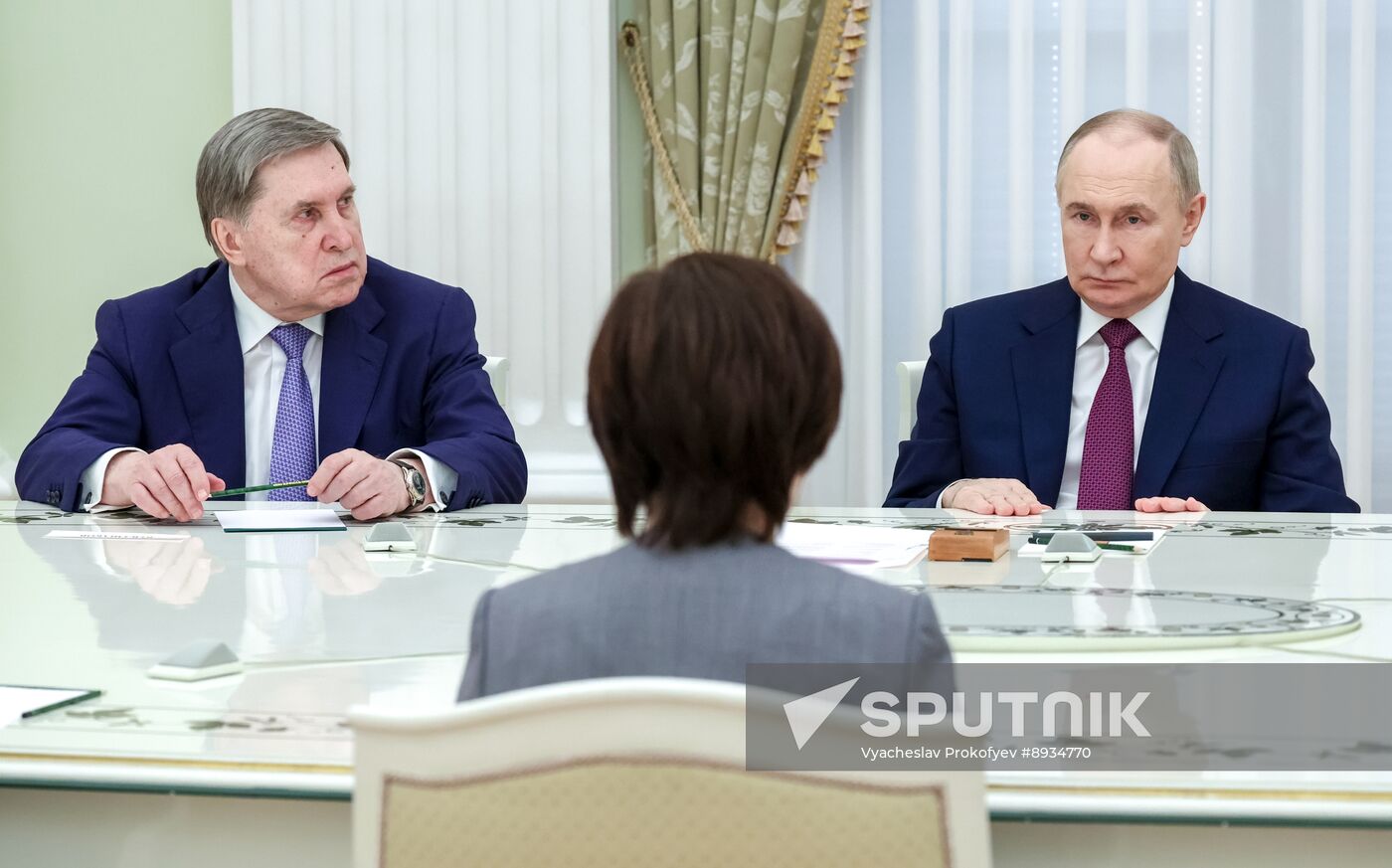 Russia Putin Former Japanese PM Widow