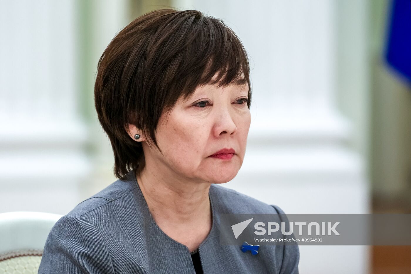 Russia Putin Former Japanese PM Widow