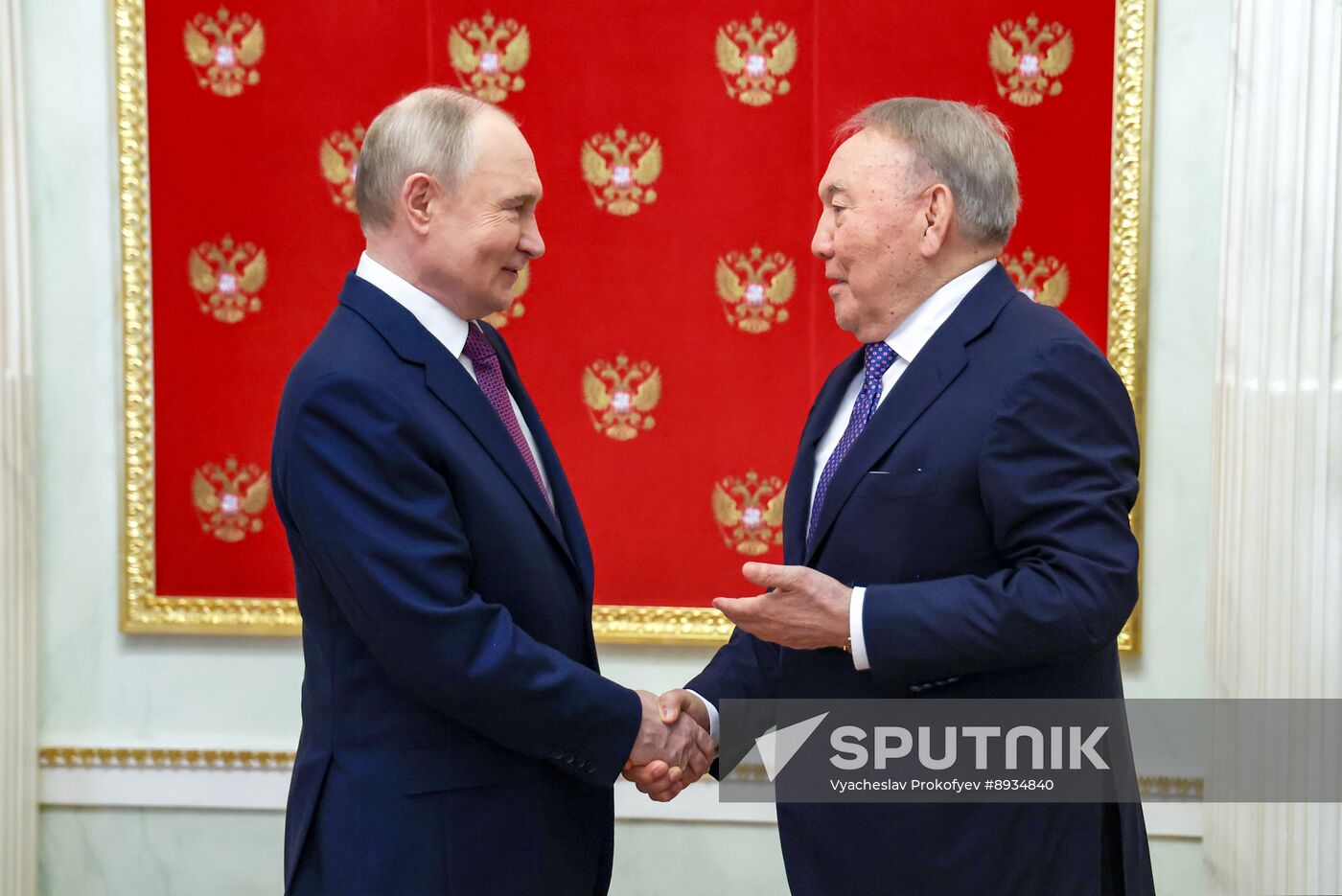 Russia Putin Former Kazakh President