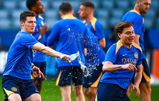 Germany Soccer Champions League Inter Training