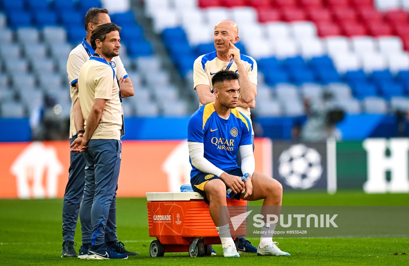 Germany Soccer Champions League Inter Training