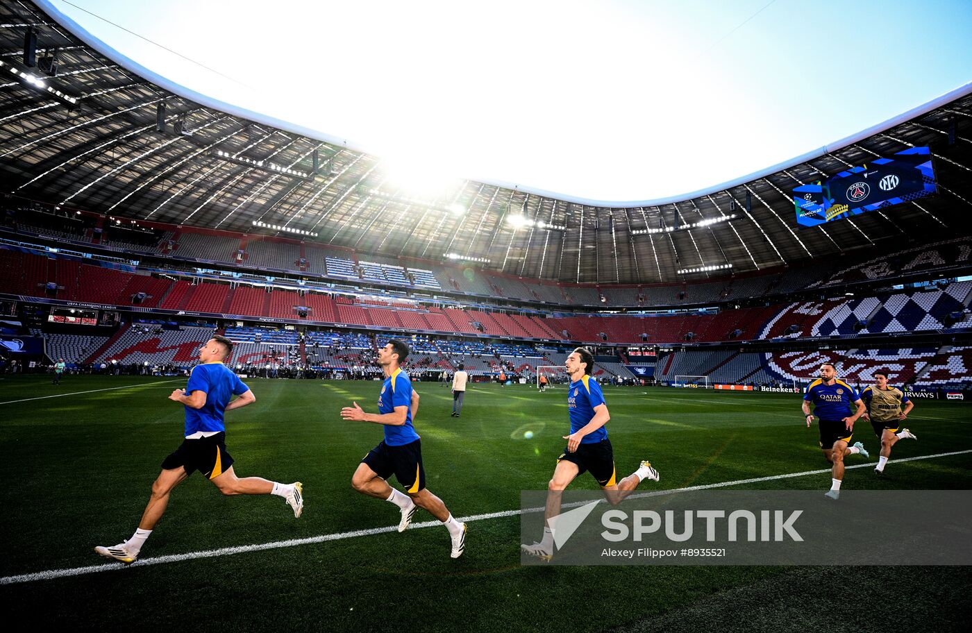 Germany Soccer Champions League Inter Training