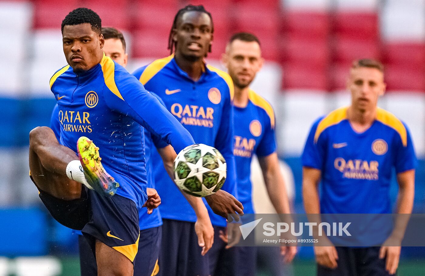 Germany Soccer Champions League Inter Training
