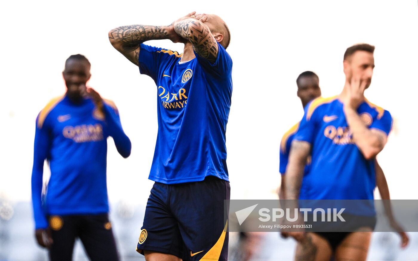 Germany Soccer Champions League Inter Training