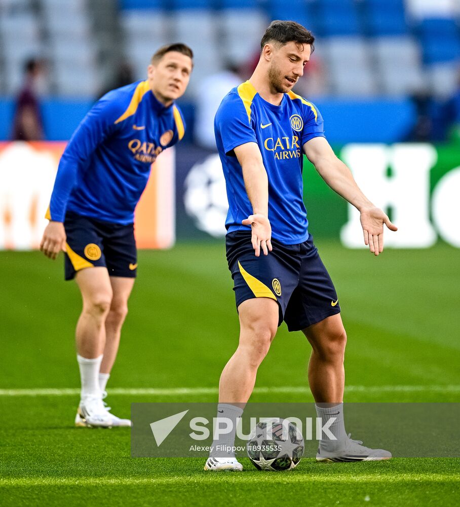 Germany Soccer Champions League Inter Training