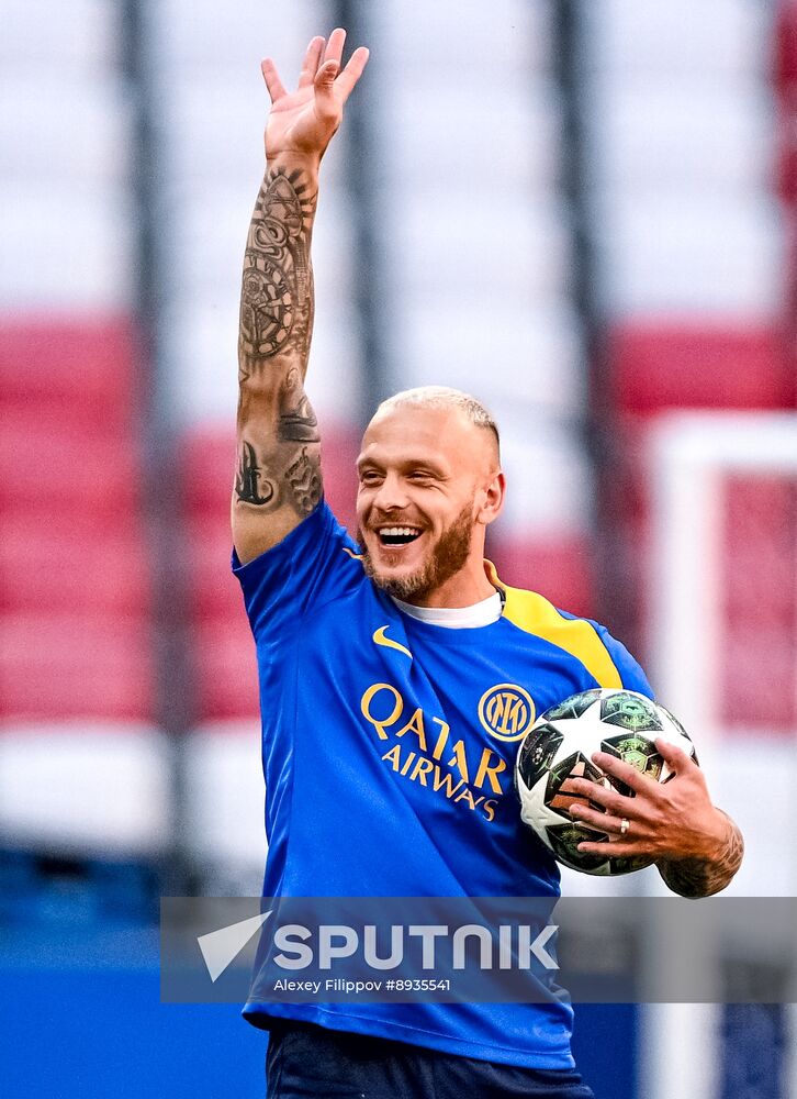 Germany Soccer Champions League Inter Training