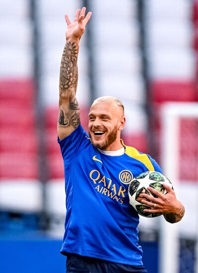 Germany Soccer Champions League Inter Training