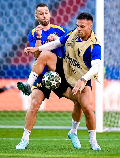 Germany Soccer Champions League Inter Training