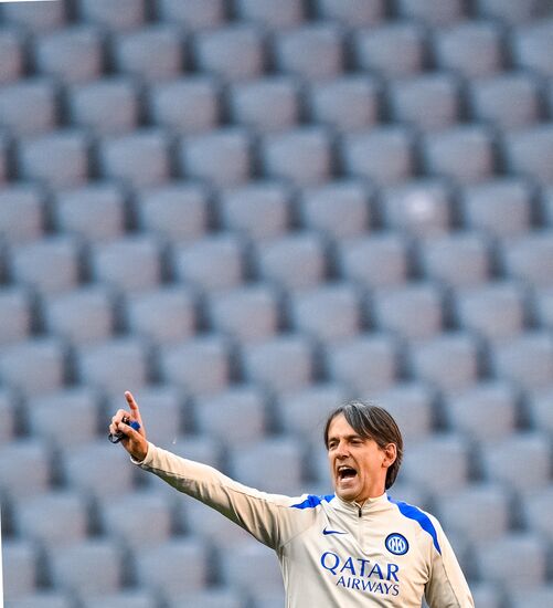 Germany Soccer Champions League Inter Training