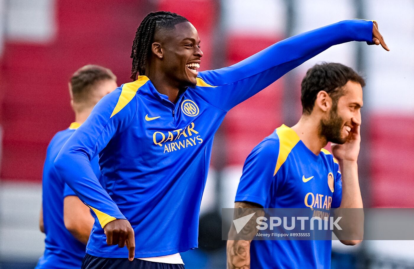 Germany Soccer Champions League Inter Training