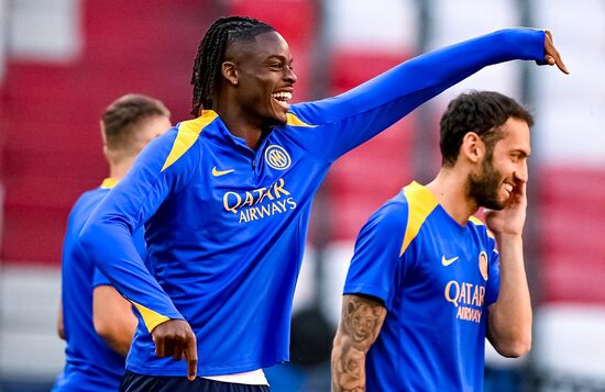 Germany Soccer Champions League Inter Training