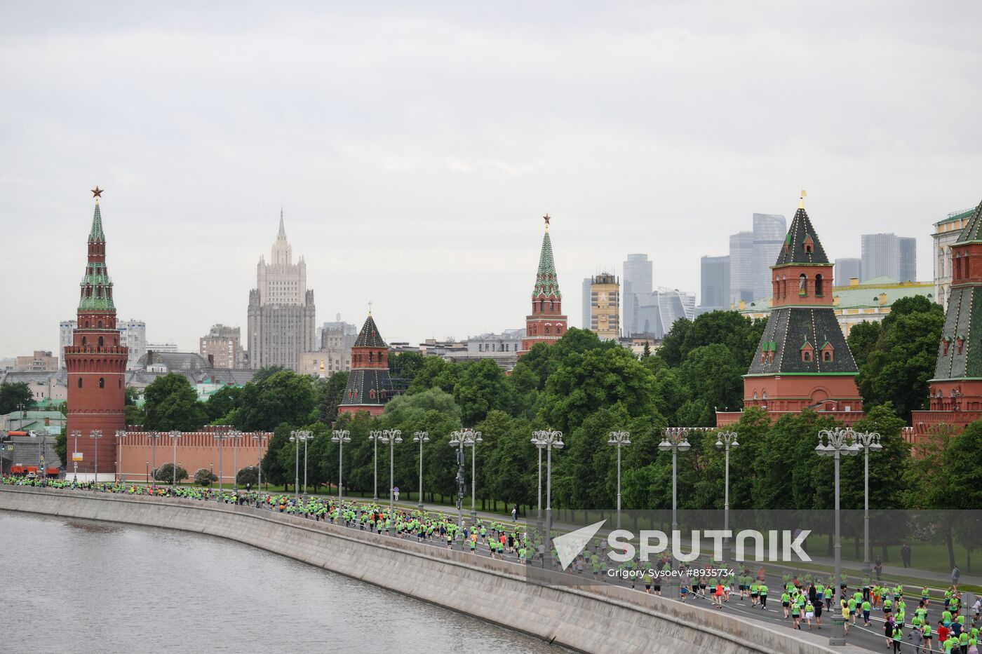 Russia Moscow Green Marathon