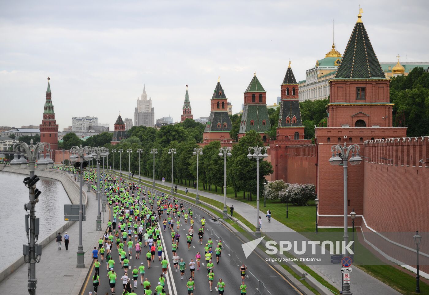 Russia Moscow Green Marathon