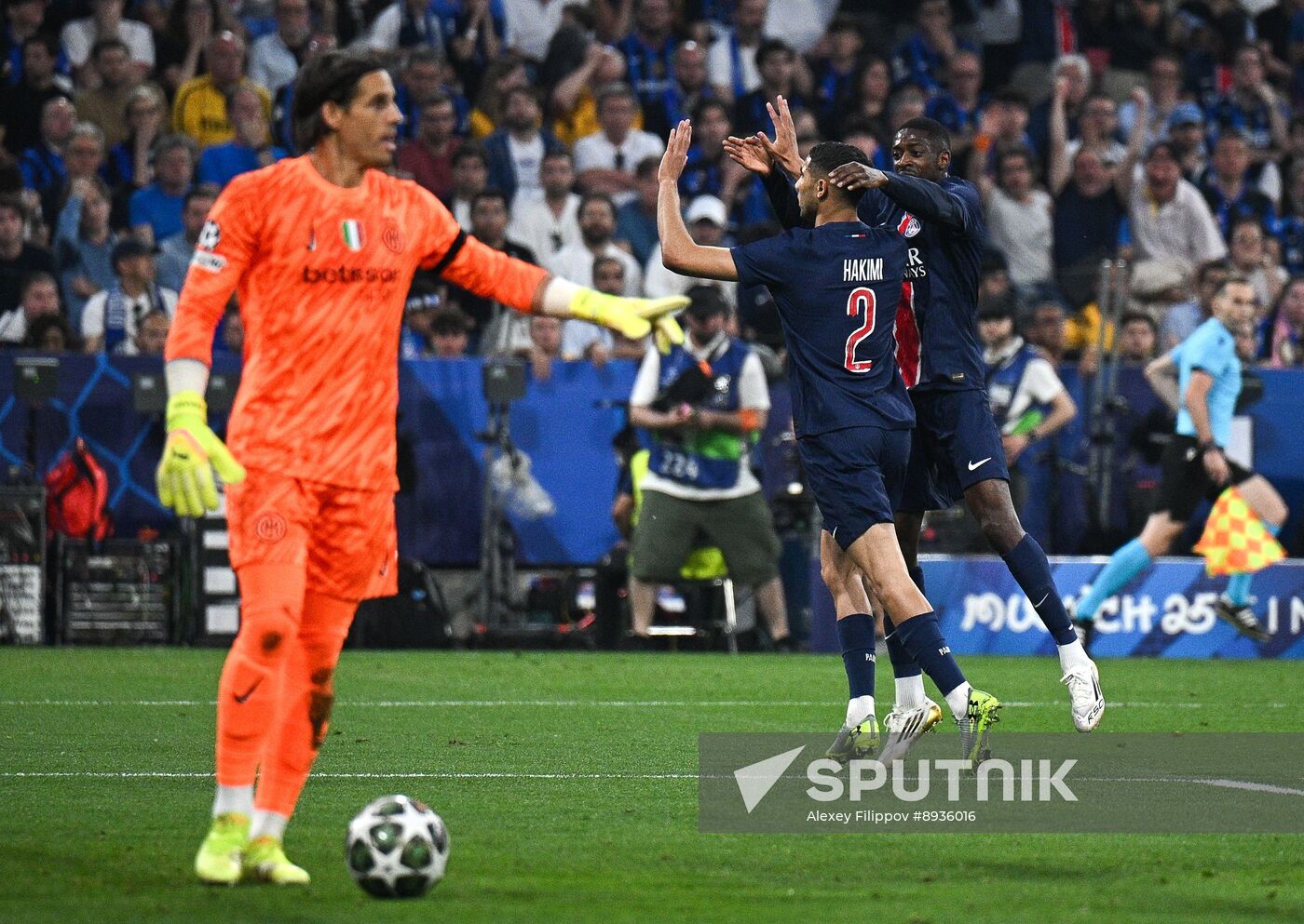Germany Soccer Champions League PSG - Inter