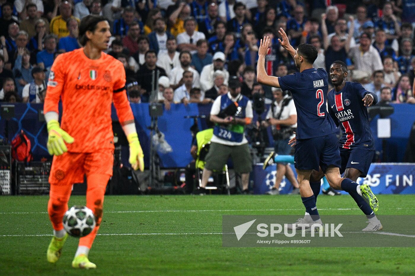 Germany Soccer Champions League PSG - Inter