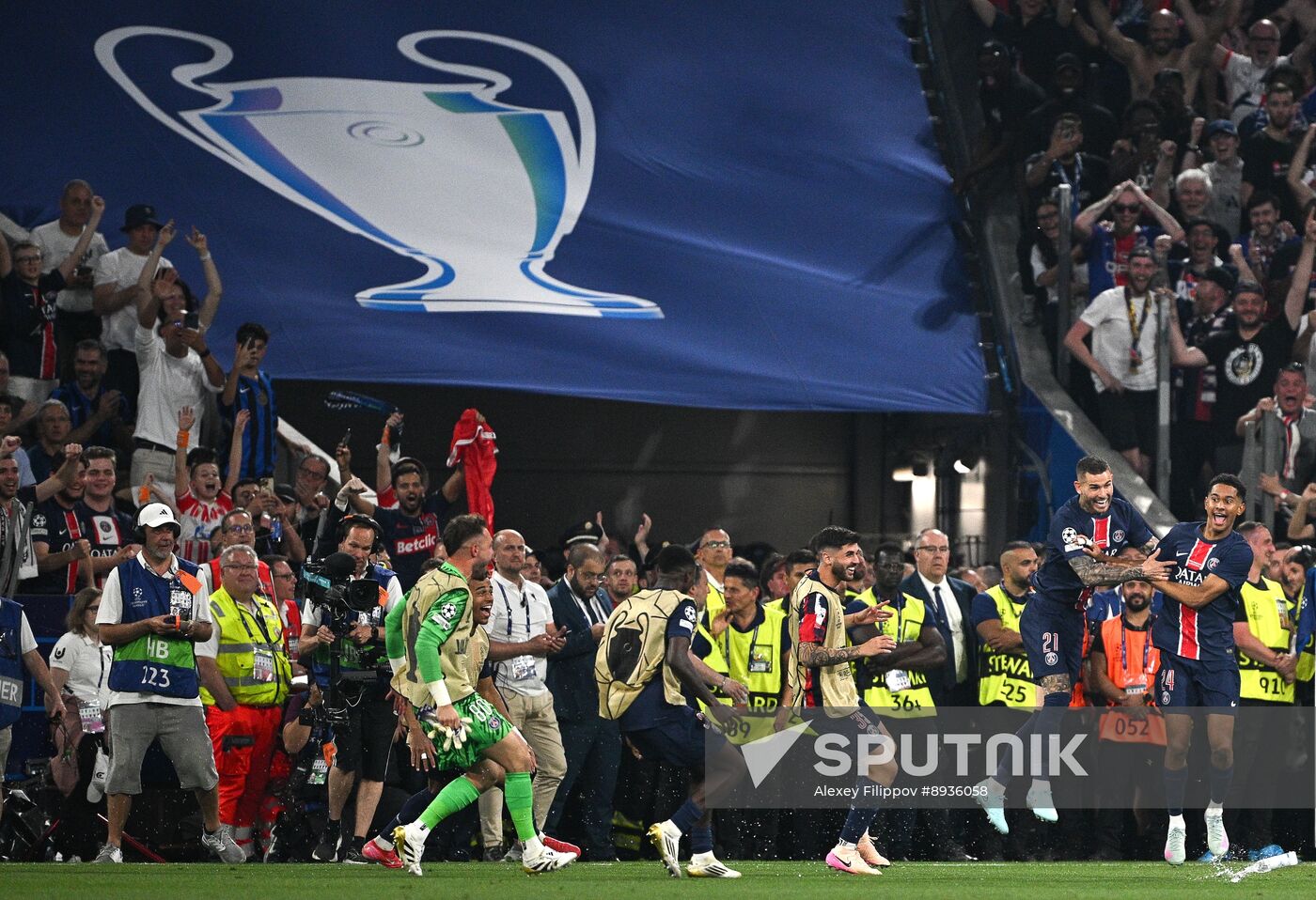 Germany Soccer Champions League PSG - Inter