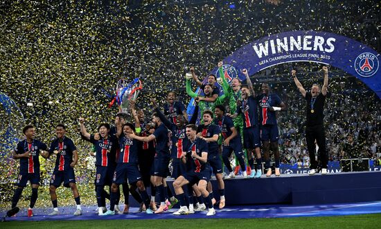 Germany Soccer Champions League PSG - Inter