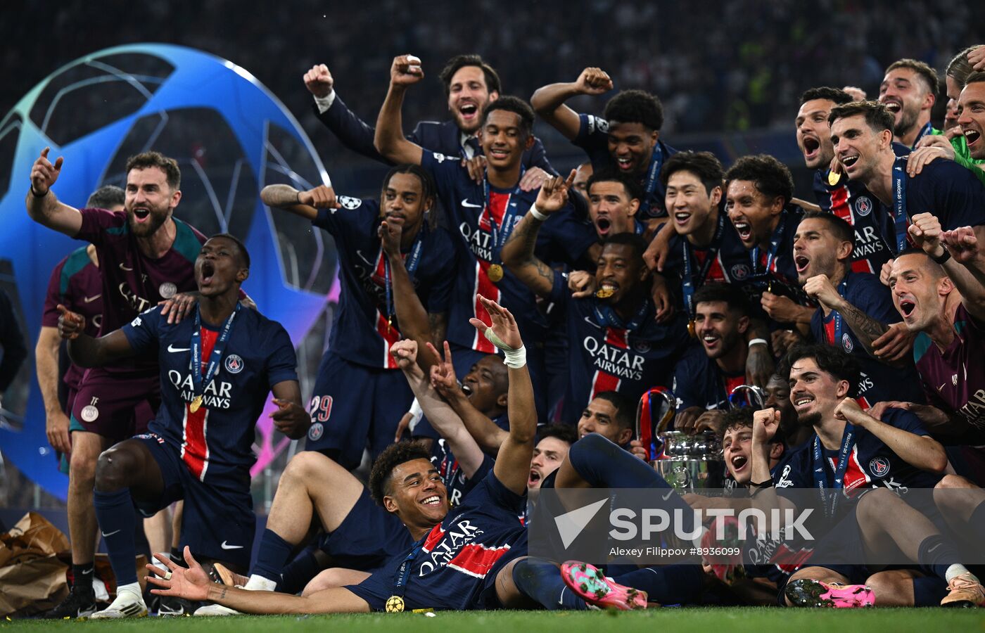 Germany Soccer Champions League PSG - Inter