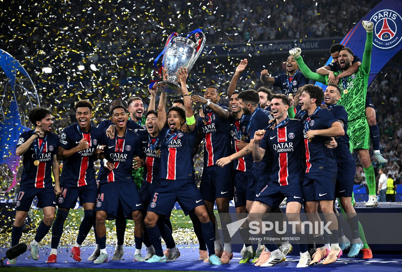 Germany Soccer Champions League PSG - Inter