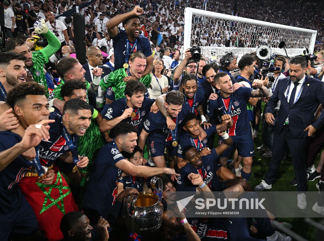 Germany Soccer Champions League PSG - Inter