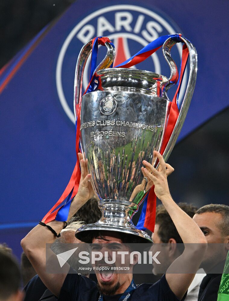 Germany Soccer Champions League PSG - Inter