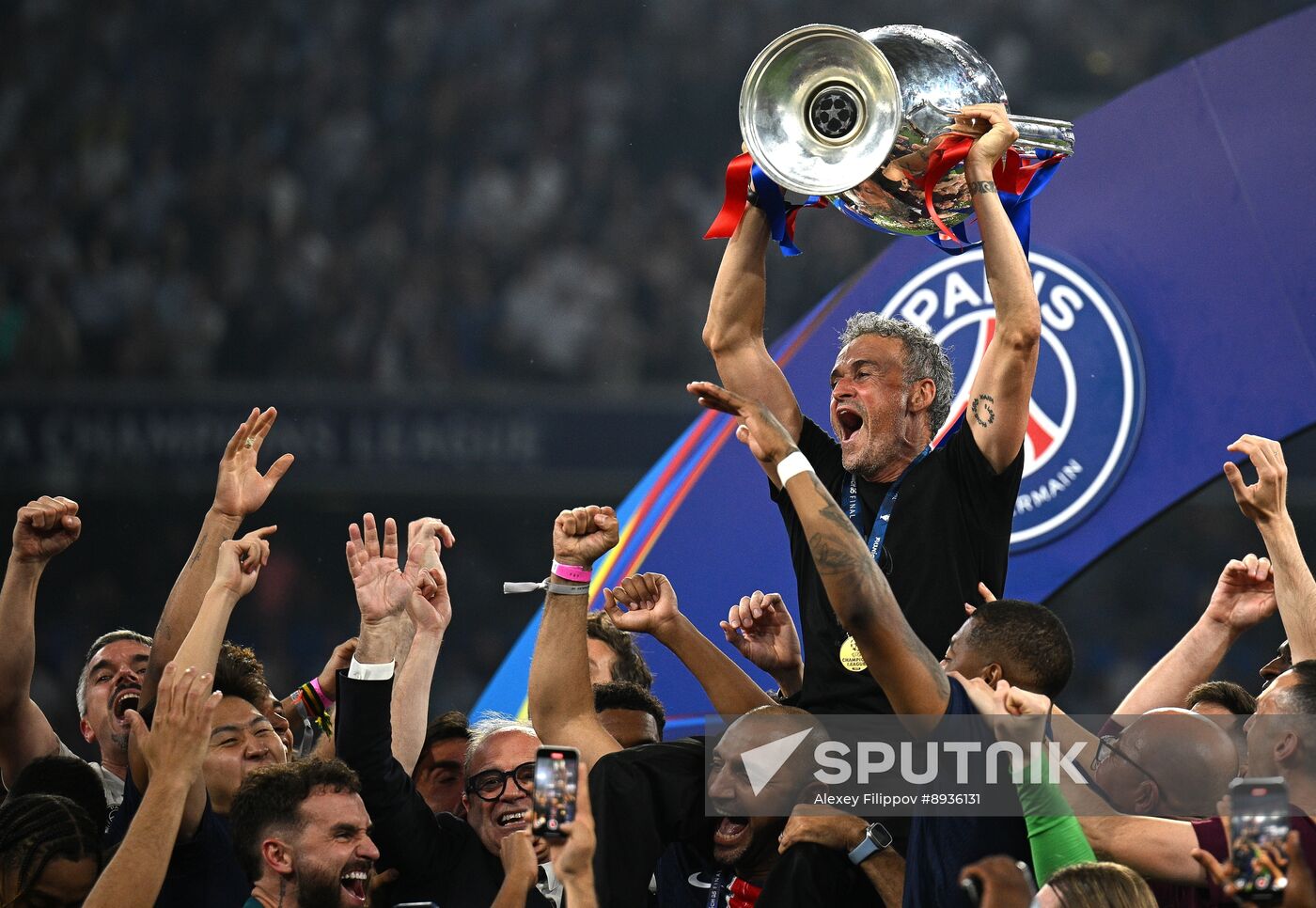 Germany Soccer Champions League PSG - Inter