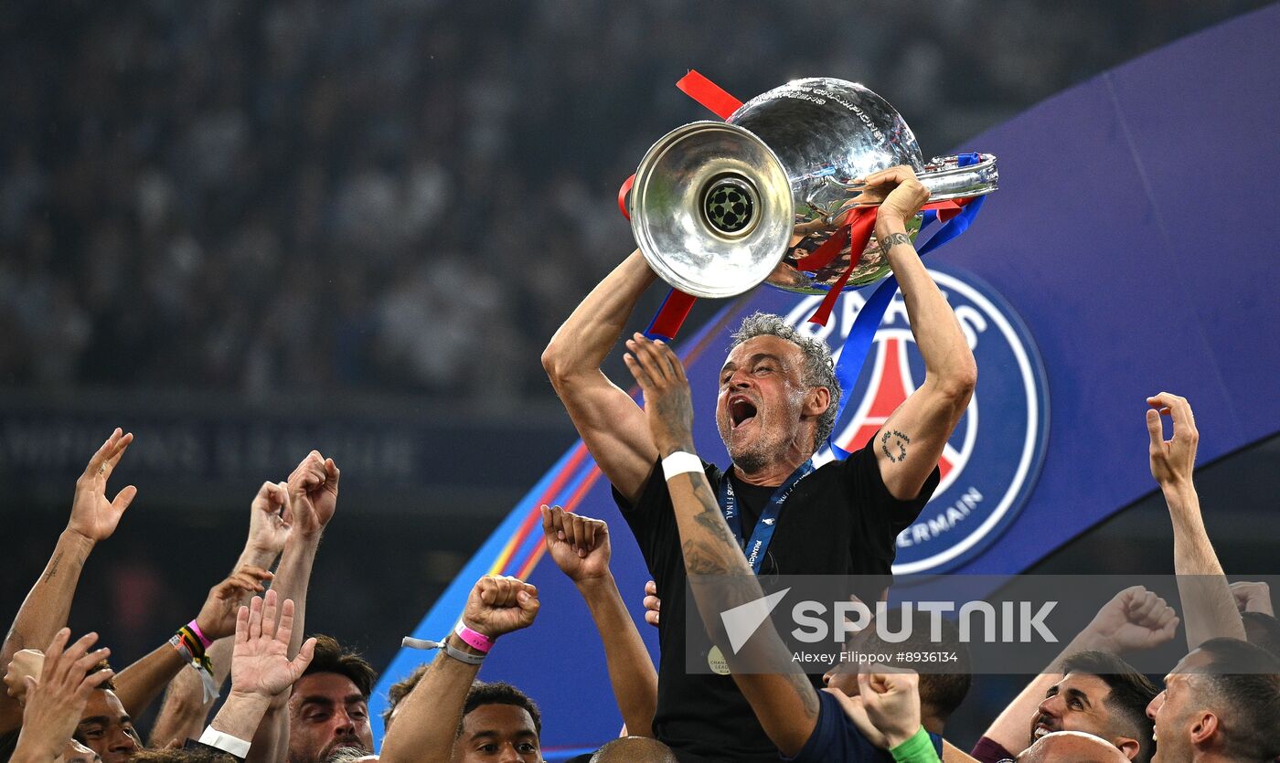 Germany Soccer Champions League PSG - Inter