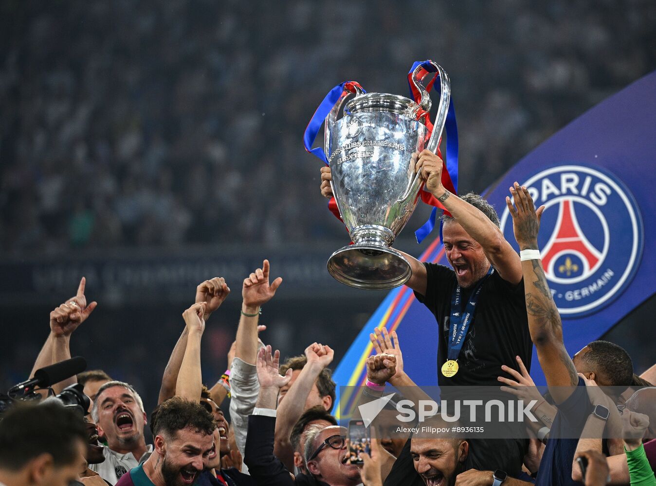 Germany Soccer Champions League PSG - Inter