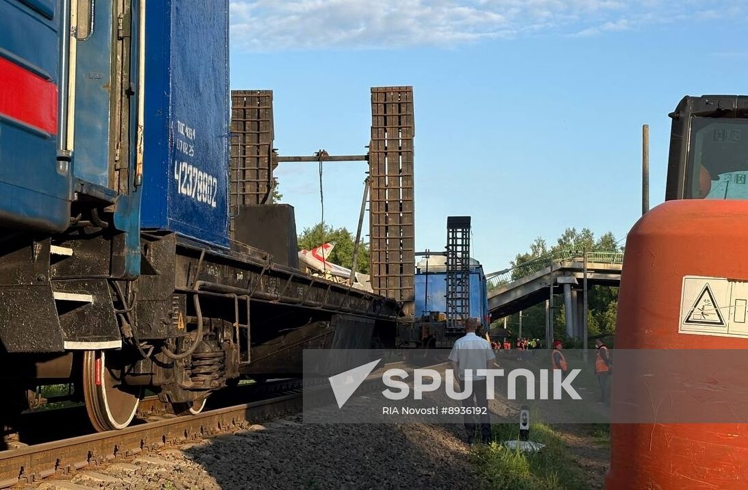 Russia Bryansk Region Bridge Collapse