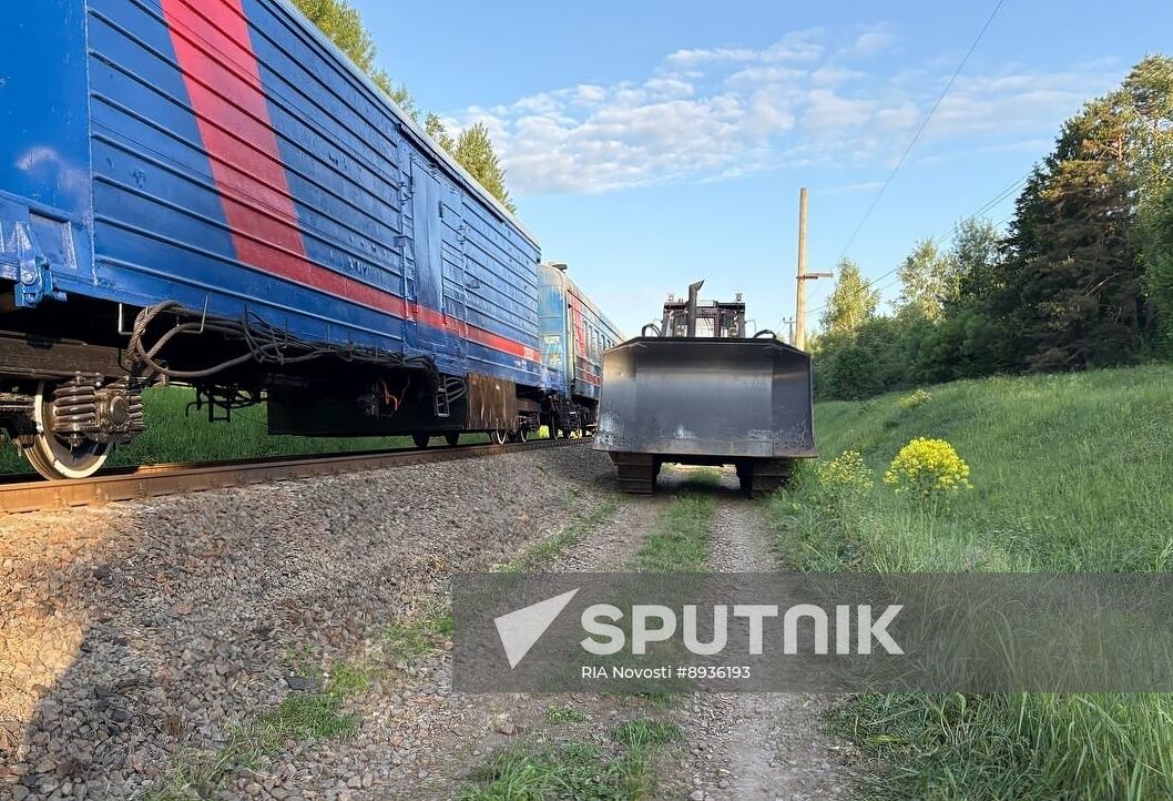 Russia Bryansk Region Bridge Collapse