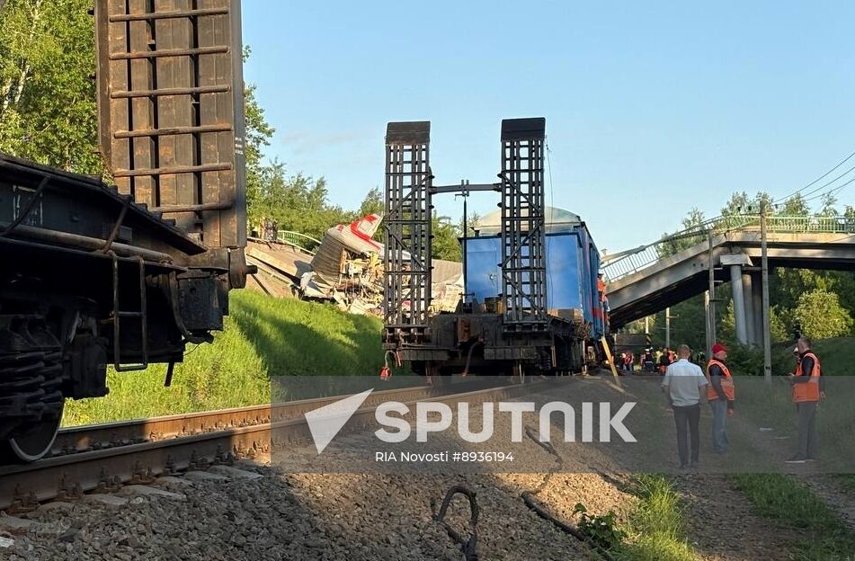 Russia Bryansk Region Bridge Collapse