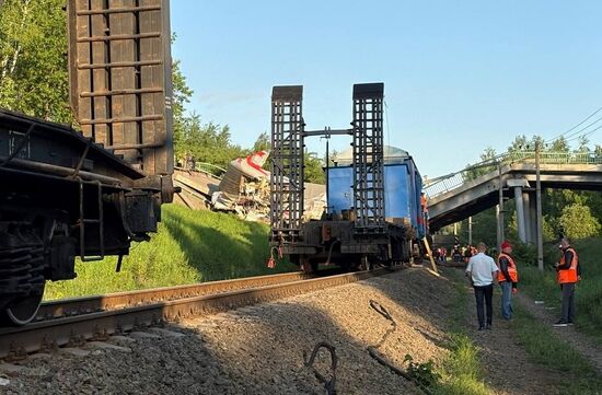 Russia Bryansk Region Bridge Collapse