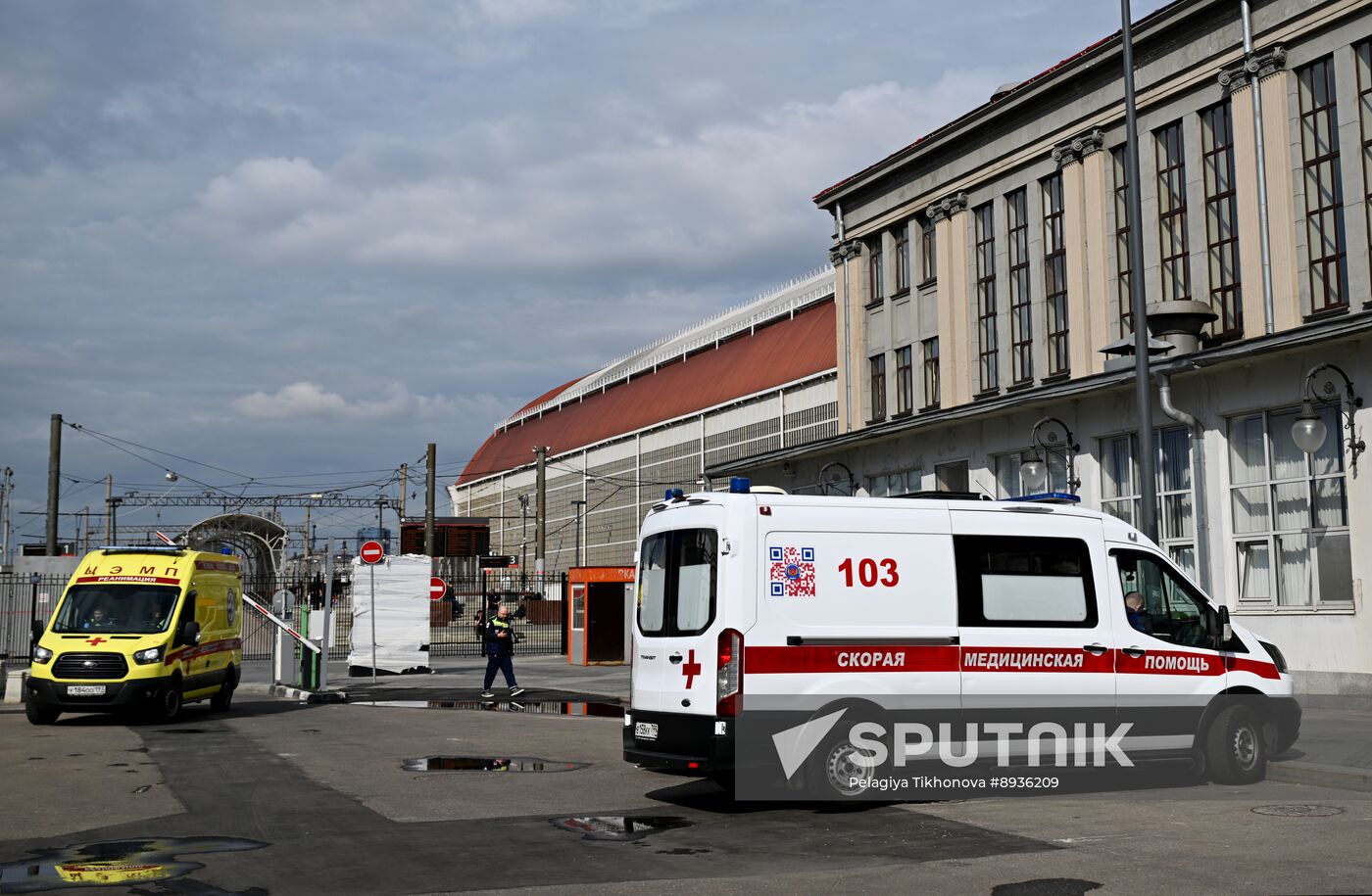 Russia Bryansk Region Bridge Collapse Moscow