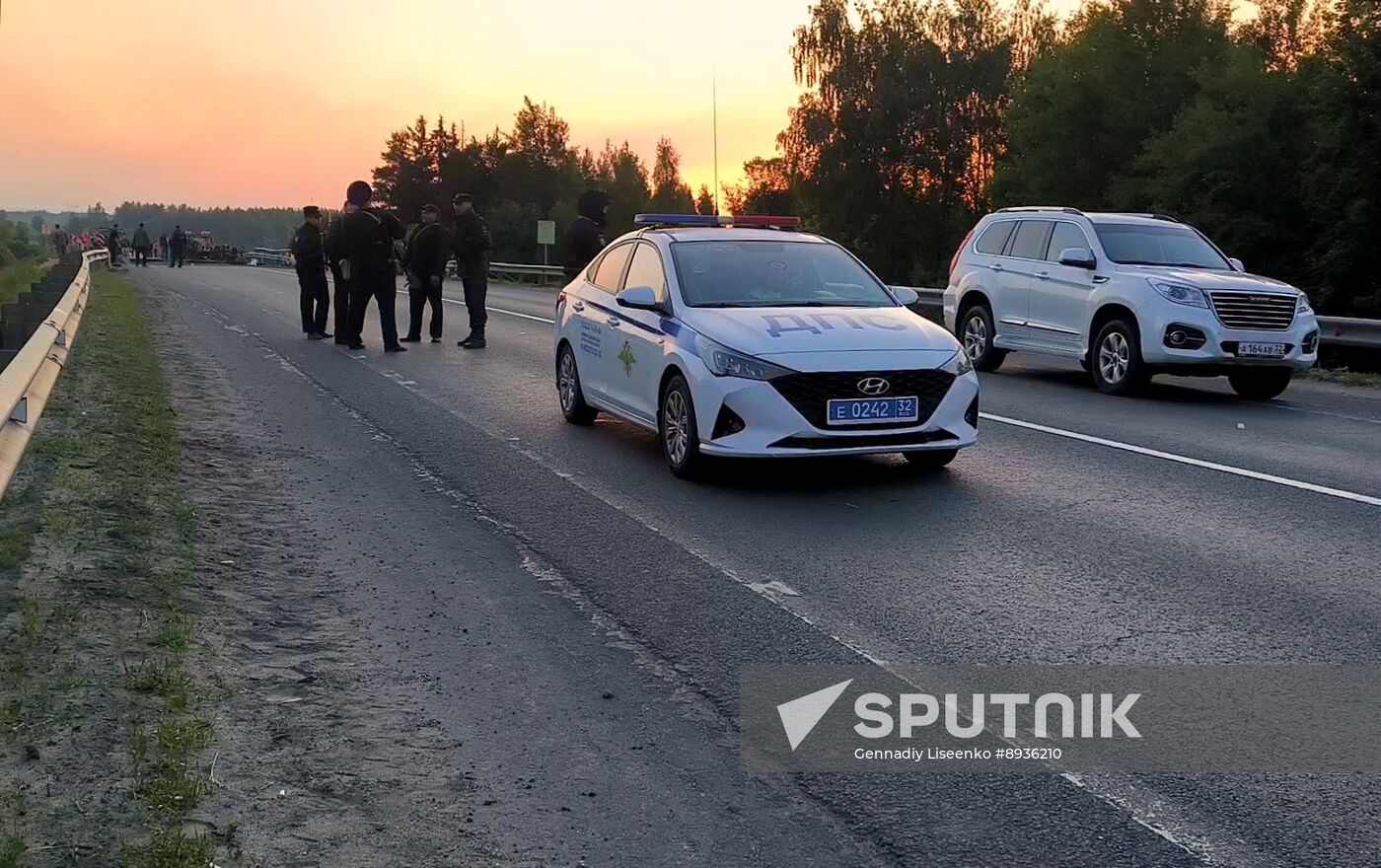 Russia Bryansk Region Bridge Collapse
