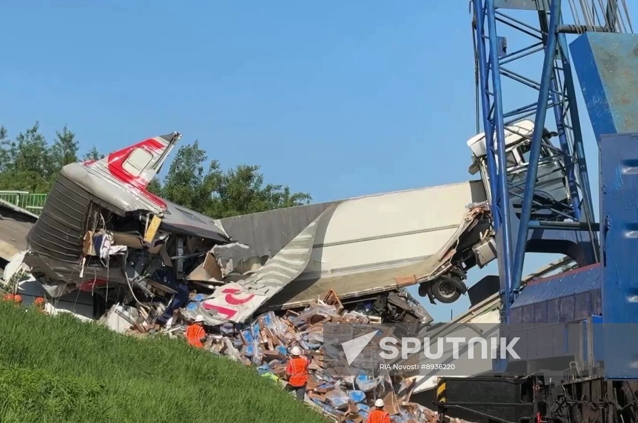 Russia Bryansk Region Bridge Collapse